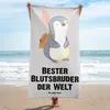 Mr. & Mrs. Panda Strandtuch Pinguin Bester Blutsbruder der Produktbild-Vorschau 2