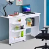 COSTWAY 2w1 stół do szycia i biurko składane, szafka do Podgląd zdjęcia produktu 2