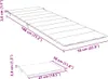 vidaXL Poťah na ležadlo krémový 186x58x4 cm Oxfordská Náhľad obrázku produktu 5