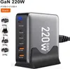 220 W nabíjecí stanice rozbočovač 6 portů USB-C nabíjecí Náhled obrázku produktu 7