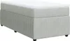 vidaXL Postel Boxspring s matrací Light Grey 100x200 cm Náhled obrázku produktu 1