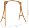 vidaXL Telaio per dondolo in legno massiccio curvato con Anteprima dell’immagine prodotto 5