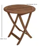 DEGAMO Gartentisch Bistrotisch Holztisch RIO 65cm rund Produktbild-Vorschau 6