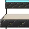 Łóżko tapicerowane ProximaX 140x200 cm z LED i USB | łóżko Podgląd zdjęcia produktu 14
