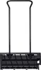 A black snow shovel with a handle, shown from the front. Náhľad obrázku produktu