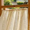 132*45cm Boho Gardinen Küche Quasten Vorhänge Kurz, Vintage Produktbild-Vorschau 8