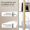 K-Möbel Vitrine en verre debout en hêtre (176x37x33 cm) Voir les images du produit 4