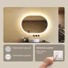 Kúpe??ové zrkadlo 100x70cm - oválny s LED osvetlením - LED Náhľad obrázku produktu 4