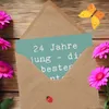 Mr. & Mrs. Panda doppelkarte Spruch 24. Geburtstag - Produktbild-Vorschau 3