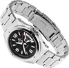 A close-up, angled view of a silver and black Casio Edifice watch with a metal band, against a white background. Náhľad obrázku produktu