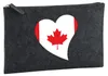 Huuraa Kulturbeutel Kanada Flagge Herz 1 Liter Charcoal Produktbild-Vorschau 1
