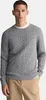 Gant pullover girocollo grigio monocolore 100% cotone a Anteprima dell’immagine prodotto 6