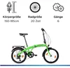 Zündapp ZF20 Speed Folder 20 palcov  skl dac  kolo mestsk  Náhled obrázku produktu 3