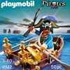 PLAYMOBIL Pirat Mit Boot Golden  Golden One Size Produktbild-Vorschau 5