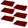 6er Set Platzmatte Filz 44 x 30 cm Bordeaux  Tischsets Produktbild-Vorschau 1