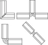 QUEST Kabelová šachta z PVC 10x40mm, 2m, půlkruhová, šedá Náhled obrázku produktu 11