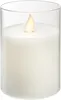 Star Trading LED-Kerze Twinkle im Glas 10x7,5cm weiß, Weiß, Produktbild-Vorschau 6