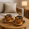 DUO | Tasse - Tasses à café - Klimt Le Baiser - 2x250 ml - Voir les images du produit 2