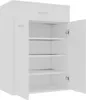 vidaXL Scarpiera bianca 60×35×84 cm Materiale a base di Anteprima dell’immagine prodotto 13