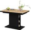 Esstisch Vicco Fenaro Goldkraft Eiche/Schwarz 120 x 80 cm Produktbild-Vorschau 5