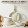 Batterie de cuisine 12 pièces, casseroles et poêles Voir les images du produit 3
