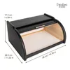 Creative Home Drewniany Chlebak z pokrywą | 38 x 28,5 x Podgląd zdjęcia produktu 3