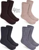 BRUBAKER 4 Paar Kinder Wollsocken - Warme Wintersocken für Produktbild-Vorschau 2