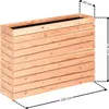 Balkon - Hochbeet Lärche MODULO - 120x30x75 cm Produktbild-Vorschau 3