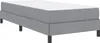 vidaXL Sommier tapissier gris clair 100 x 200 cm tissu Voir les images du produit 4