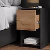 Nachttisch Vicco Evo Anthrazit/Goldkraft Eiche 2er Set, Produktbild-Vorschau 4