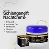 A product shot of a night cream jar and its box, with text listing ingredients and product name. Anteprima dell’immagine prodotto