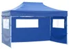 vidaXL Partytent met 3 zijpanelen, 3x4,5 meter, blauw Productafbeelding-voorbeeld 8
