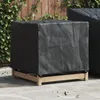 vidaXL poťah na nábytok, čierny, 64 x 64 x 65 cm, tkanina Náhľad obrázku produktu 3