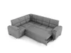 Ecksofa Schlafsofa Sofa SALVADOR Stoff Texas Beige Kurze Produktbild-Vorschau 3