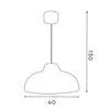 LUMINEX lampe Beleuchtung  Kronleuchter Burgos white 1 Produktbild-Vorschau 2