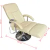 vidaXL Massagesessel Cremeweiß Kunstleder -  Massagesessel Produktbild-Vorschau 7