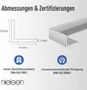 nielsen Aluminium Winkelprofil Silber matt eloxiert Produktbild-Vorschau 4