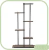 Portafiori in metallo, 6 ripiani, nero, moderno, 113 cm, Anteprima dell’immagine prodotto 4