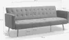 Divano letto moderno clic clac 3 posti in velluto Caullae Anteprima dell’immagine prodotto 8