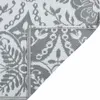 vidaXL Outdoor-Teppich ARAKIL Hellgrau 190x290 cm PP Produktbild-Vorschau 3