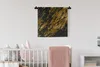 MuchoWow® Wandteppich Wandbehang Marmor - Gold - Glitter - Produktbild-Vorschau 2