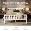 Homestyle4u Holzbett 140x200 Weiß Doppelbett Lattenrost Produktbild-Vorschau 9