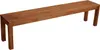 A long, rectangular wooden bench is shown against a white background. Produktbild-Vorschau