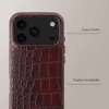 Custodia posteriore Selencia Croco con tecnologia MagSafe Anteprima dell’immagine prodotto 3
