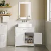 EUGAD Waschbeckenunterschrank, Badezimmerschrank mit Produktbild-Vorschau 9