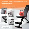 Mobiclinic Panca pesi pieghevole Multifunzione Supporta 120 Anteprima dell’immagine prodotto 4