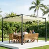Ikodm Pergola 3 x 3 m Impermeabile Stabile Resistente Anteprima dell’immagine prodotto 9