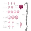 Relaxdays Weihnachtskugeln 110er Set, Kunststoff, Produktbild-Vorschau 4