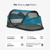 DERYAN Baby Luxe Reisebett – Inklusive selbst aufblasbarer Produktbild-Vorschau 2
