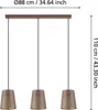 Eglo 99438 SEGEZIA E27 trojité závesné svietidlo 880x180mm Náhľad obrázku produktu 3
